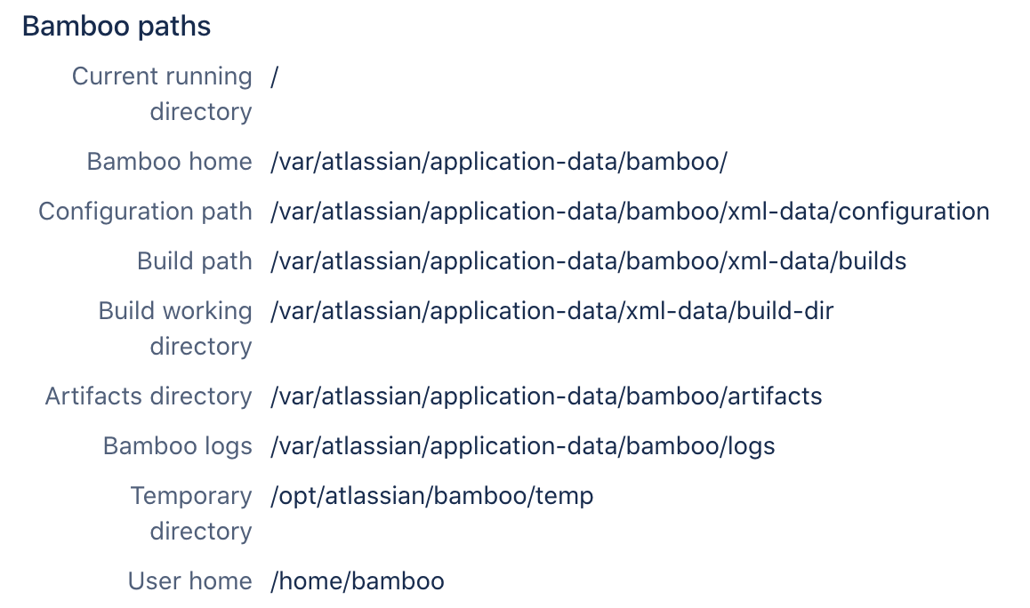 Bamboo paths section