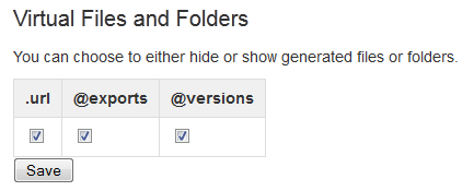 The Hidden Virtual Files and Folders Option