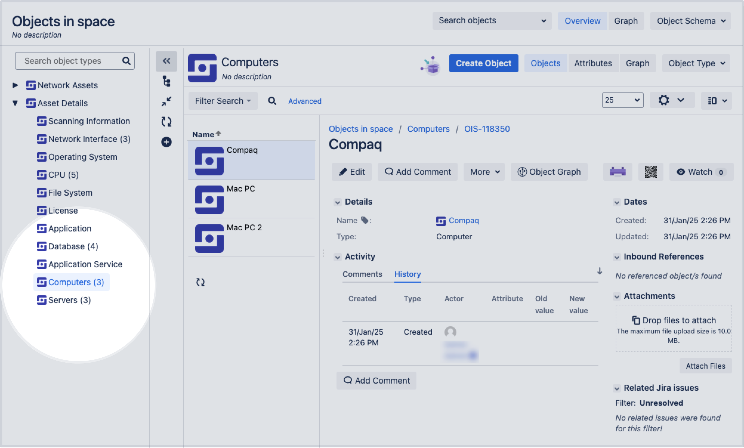 Import data split into two object types